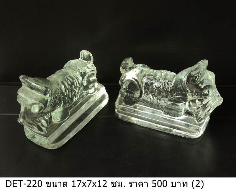 水晶猫摆件