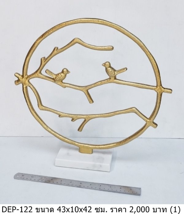 金色鸟巢摆件