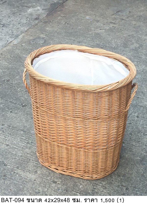 藤编垃圾桶