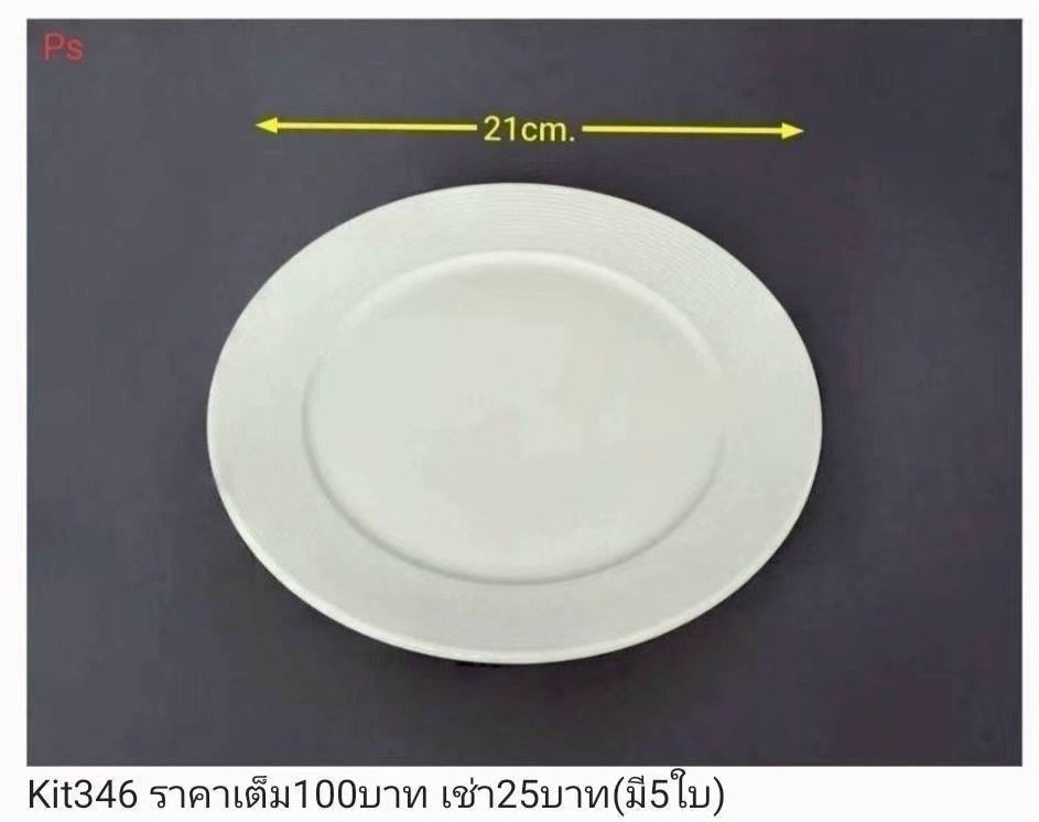 白色陶瓷盘