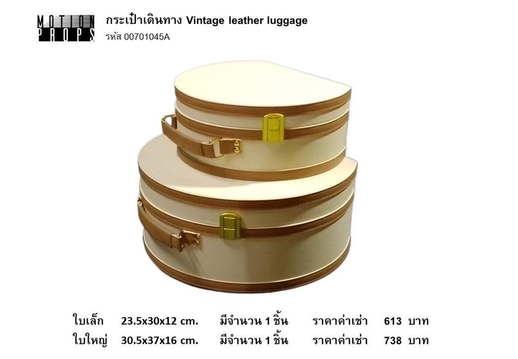 复古皮革行李箱